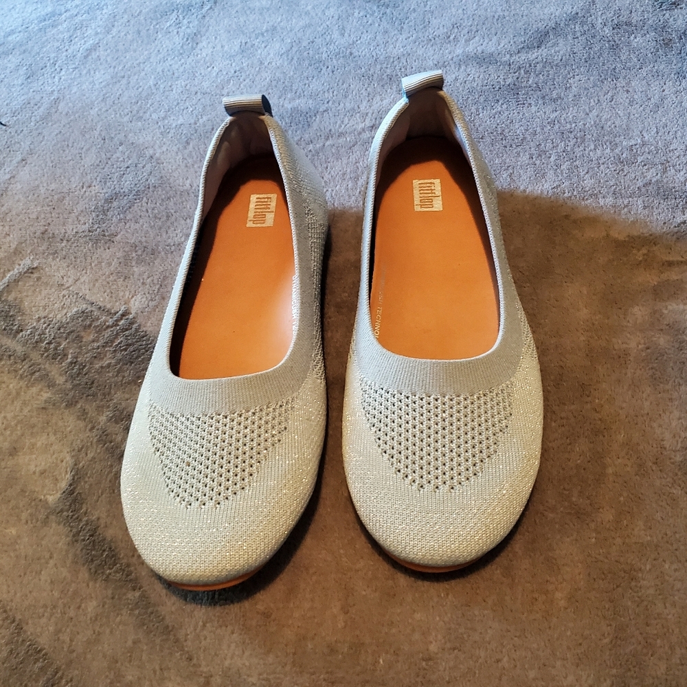 Fit flop Allegro glitter multi knit flats 10